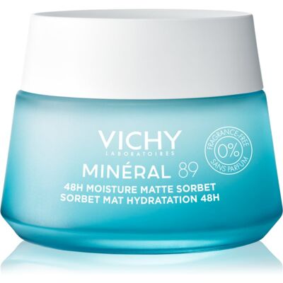 Vichy Minéral 89 Moisture Matte Sorbet Sorbetcreme für fettige und Mischhaut ohne Parfümierung 50 ml Vichy Minéral 89 Moisture Matte Sorbet Sorbetcreme für fettige und Mischhaut ohne Parfümierung 50 ml