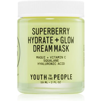 Youth To The People Superberry Hydrate + Glow Dream Mask Maske für hydratisierte und strahlende Haut 59 ml Youth To The People Superberry Hydrate + Glow Dream Mask Maske für hydratisierte und strahlende Haut 59 ml