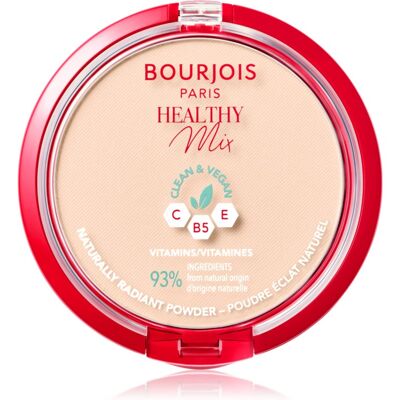 Bourjois Healthy Mix mattierendes Puder für ein strahlendes Aussehen der Haut Farbton 01 Ivory 10 g Bourjois Healthy Mix mattierendes Puder für ein strahlendes Aussehen der Haut Farbton 01 Ivory 10 g