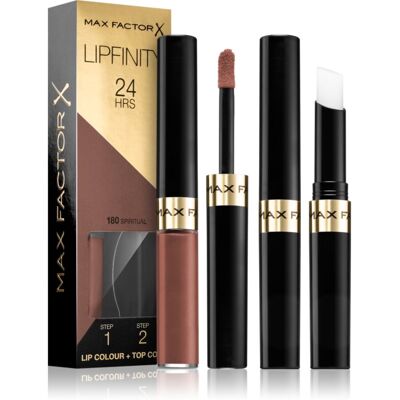 Max Factor Lipfinity Lip Colour langanhaltender Lippenstift mit Balsam Farbton 180 Spiritual 4,2 g Max Factor Lipfinity Lip Colour langanhaltender Lippenstift mit Balsam Farbton 180 Spiritual 4,2 g