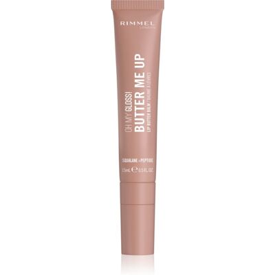 Rimmel Oh My Gloss! Butter Me Up feuchtigkeitsspendendes Lippenbalsam Farbton 001 Latte Delight 15 ml Rimmel Oh My Gloss! Butter Me Up feuchtigkeitsspendendes Lippenbalsam Farbton 001 Latte Delight 15 ml