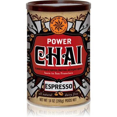 David Rio Power Chai Espresso Pulver zur Herstellung von Getränken vegan 398 g David Rio Power Chai Espresso Pulver zur Herstellung von Getränken vegan 398 g