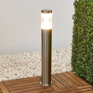 Lindby LED-Wegeleuchte Fabrizio, Höhe 56 cm, Edelstahl Fabrizio, alu / grau / zink, Edelstahl, Modern Lindby LED-Wegeleuchte Fabrizio, Höhe 56 cm, Edelstahl Fabrizio, alu / grau / zink, Edelstahl, Modern