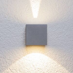 LED Aussenwandleuchte JARNO Lucande, alu / grau / zink, Aluminium, Modern, LED Wandleuchte außen LED Aussenwandleuchte JARNO Lucande, alu / grau / zink, Aluminium, Modern, LED Wandleuchte außen
