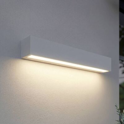 LED Aussenwandleuchte Lengo Lucande, weiß / opal, Aluminium, Modern, LED Wandleuchte außen LED Aussenwandleuchte Lengo Lucande, weiß / opal, Aluminium, Modern, LED Wandleuchte außen