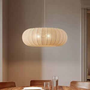 Hängelampe Helin Lindby, dimmbar, creme / amber, für Wohn- / Esszimmer, Textil / Stoff / Seide, Skandinavisch, Pendelleuchte Hängelampe Helin Lindby, dimmbar, creme / amber, für Wohn- / Esszimmer, Textil / Stoff / Seide, Skandinavisch, Pendelleuchte