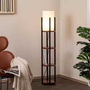 Stehlampe Shelf Opviq, schwarz, für Wohn- / Esszimmer, Metall, Modern, Stehlampe Stehlampe Shelf Opviq, schwarz, für Wohn- / Esszimmer, Metall, Modern, Stehlampe