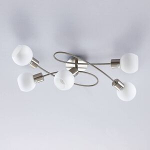 Deckenlampe Elaina Lindby, dimmbar, alu / grau / zink, für Wohn- / Esszimmer, Metall, Modern, Deckenlampe Deckenlampe Elaina Lindby, dimmbar, alu / grau / zink, für Wohn- / Esszimmer, Metall, Modern, Deckenlampe