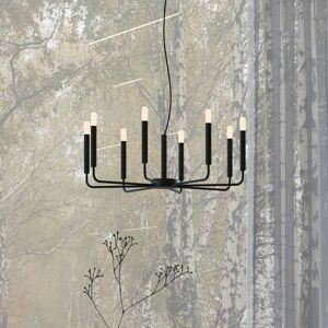 Euluna Kronleuchter ORTO Nowodvorski Lighting, schwarz, für Wohn- / Esszimmer, Metall, Modern, Kronleuchter Euluna Kronleuchter ORTO Nowodvorski Lighting, schwarz, für Wohn- / Esszimmer, Metall, Modern, Kronleuchter