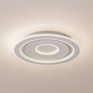 LED Deckenlampe Lorvik Lindby, dimmbar, weiß / opal, für Wohn- / Esszimmer, Metall, Modern, LED Deckenleuchte LED Deckenlampe Lorvik Lindby, dimmbar, weiß / opal, für Wohn- / Esszimmer, Metall, Modern, LED Deckenleuchte