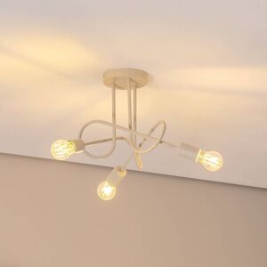 Deckenlampe Oxford HELAM, dimmbar, creme / amber, für Wohn- / Esszimmer, Metall, Deckenlampe Deckenlampe Oxford HELAM, dimmbar, creme / amber, für Wohn- / Esszimmer, Metall, Deckenlampe