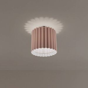 Deckenlampe Aria Duolla, dimmbar, braun / rost, für Wohn- / Esszimmer, Textil / Stoff / Seide, Deckenlampe Deckenlampe Aria Duolla, dimmbar, braun / rost, für Wohn- / Esszimmer, Textil / Stoff / Seide, Deckenlampe