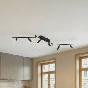 LED Deckenlampe Eldrin Lindby, schwarz, für Wohn- / Esszimmer, Metall, Modern, LED Deckenleuchte LED Deckenlampe Eldrin Lindby, schwarz, für Wohn- / Esszimmer, Metall, Modern, LED Deckenleuchte