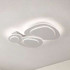 LED Deckenlampe Delar Lindby, dimmbar, weiß / opal, für Wohn- / Esszimmer, Kunststoff, Modern, LED Deckenleuchte LED Deckenlampe Delar Lindby, dimmbar, weiß / opal, für Wohn- / Esszimmer, Kunststoff, Modern, LED Deckenleuchte