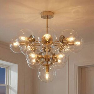 Deckenlampe Zumba Domiluce, dimmbar, messing / gold, für Wohn- / Esszimmer, Metall, Modern, Deckenlampe Deckenlampe Zumba Domiluce, dimmbar, messing / gold, für Wohn- / Esszimmer, Metall, Modern, Deckenlampe
