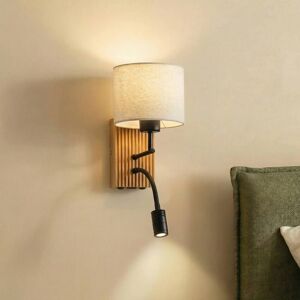 Wandlampe Lieske Lucande, creme / amber, für Wohn- / Esszimmer, Textil / Stoff / Seide, Modern, Wandleuchte, Wandlampe Innen Wandlampe Lieske Lucande, creme / amber, für Wohn- / Esszimmer, Textil / Stoff / Seide, Modern, Wandleuchte, Wandlampe Innen