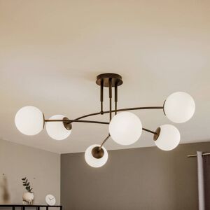 Deckenlampe Pregos 6 EMIBIG LIGHTING, dimmbar, schwarz, für Flurbereich, Metall, Modern, Deckenlampe Deckenlampe Pregos 6 EMIBIG LIGHTING, dimmbar, schwarz, für Flurbereich, Metall, Modern, Deckenlampe