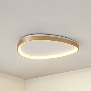LED Deckenlampe Asken Lucande, dimmbar, messing / gold, für Wohn- / Esszimmer, Aluminium, Modern, LED Deckenleuchte LED Deckenlampe Asken Lucande, dimmbar, messing / gold, für Wohn- / Esszimmer, Aluminium, Modern, LED Deckenleuchte