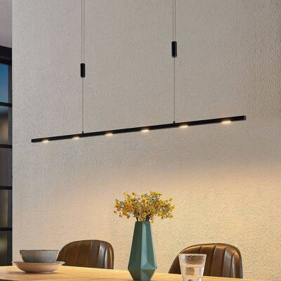 Hängelampe Stakato Lucande, dimmbar, schwarz, für Wohn- / Esszimmer, Metall, Modern Hängelampe Stakato Lucande, dimmbar, schwarz, für Wohn- / Esszimmer, Metall, Modern