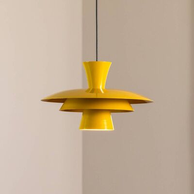 Hängelampe Plato Luminex, dimmbar, gelb / orange, für Wohn- / Esszimmer, Metall, Modern, Pendelleuchte Hängelampe Plato Luminex, dimmbar, gelb / orange, für Wohn- / Esszimmer, Metall, Modern, Pendelleuchte