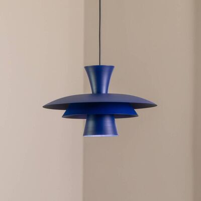 Hängelampe Plato Luminex, dimmbar, blau, für Wohn- / Esszimmer, Metall, Modern, Pendelleuchte Hängelampe Plato Luminex, dimmbar, blau, für Wohn- / Esszimmer, Metall, Modern, Pendelleuchte