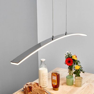 Hängelampe LORIAN Lucande, chrom / silber, für Wohn- / Esszimmer, Aluminium, Modern Hängelampe LORIAN Lucande, chrom / silber, für Wohn- / Esszimmer, Aluminium, Modern