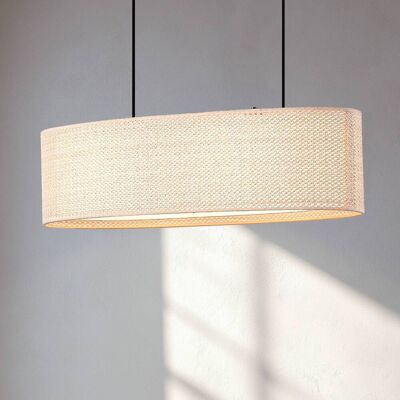 Hängelampe Soula Lindby, dimmbar, creme / amber, für Wohn- / Esszimmer, Kunststoff, Landhaus / Rustikal, Pendelleuchte Hängelampe Soula Lindby, dimmbar, creme / amber, für Wohn- / Esszimmer, Kunststoff, Landhaus / Rustikal, Pendelleuchte