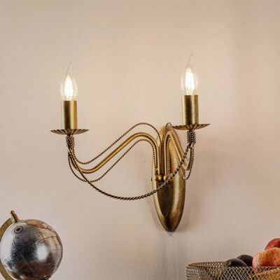 Wandlampe Tori K2 EMIBIG LIGHTING, dimmbar, messing / gold, für Wohn- / Esszimmer, Metall, Antik, Wandleuchte, Wandlampe Innen Wandlampe Tori K2 EMIBIG LIGHTING, dimmbar, messing / gold, für Wohn- / Esszimmer, Metall, Antik, Wandleuchte, Wandlampe Innen