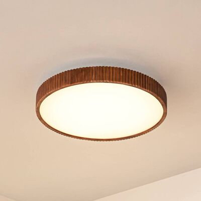 LED Deckenlampe Velua Lindby, dimmbar, Holz dunkel, für Wohn- / Esszimmer, Holz, Modern, LED Deckenleuchte LED Deckenlampe Velua Lindby, dimmbar, Holz dunkel, für Wohn- / Esszimmer, Holz, Modern, LED Deckenleuchte