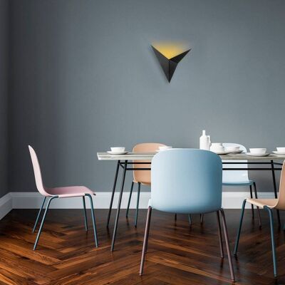 Wandfluter Bird 3201, dreieckig gestaltet, schwarz Opviq, dimmbar, schwarz, für Wohn- / Esszimmer, Metall, Modern, Wandleuchte, Wandlampe Innen Wandfluter Bird 3201, dreieckig gestaltet, schwarz Opviq, dimmbar, schwarz, für Wohn- / Esszimmer, Metall, Modern, Wandleuchte, Wandlampe Innen