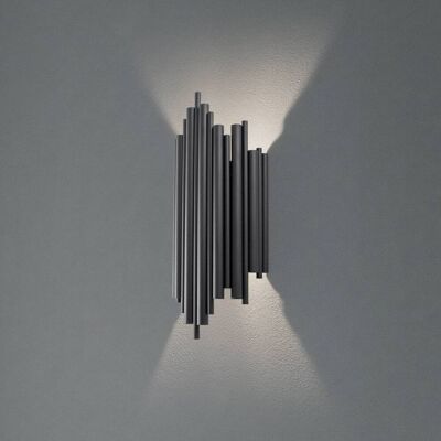 Wandlampe Reis Opviq, dimmbar, schwarz, für Wohn- / Esszimmer, Metall, Wandleuchte, Wandlampe Innen Wandlampe Reis Opviq, dimmbar, schwarz, für Wohn- / Esszimmer, Metall, Wandleuchte, Wandlampe Innen