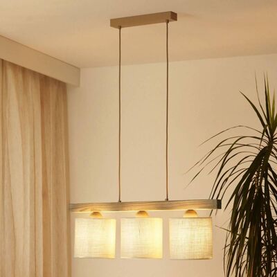 Holz Hängelampe Forest Duolla, dimmbar, weiß / opal, für Wohn- / Esszimmer, Holz, Pendelleuchte Holz Hängelampe Forest Duolla, dimmbar, weiß / opal, für Wohn- / Esszimmer, Holz, Pendelleuchte