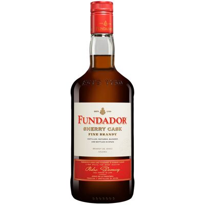 Brandy Domecq »Fundador« - 1,0 L. 36% Vol. Brandy aus Spanien Brandy Domecq »Fundador« - 1,0 L. 36% Vol. Brandy aus Spanien