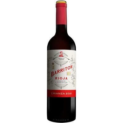 Barriton Crianza 2021 13.5% Vol. Rotwein Trocken aus Spanien Barriton Crianza 2021 13.5% Vol. Rotwein Trocken aus Spanien