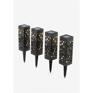 bonprix Solar Gartenstecker Ornamente (4er Pack)schwarz false bonprix Solar Gartenstecker Ornamente (4er Pack)schwarz false