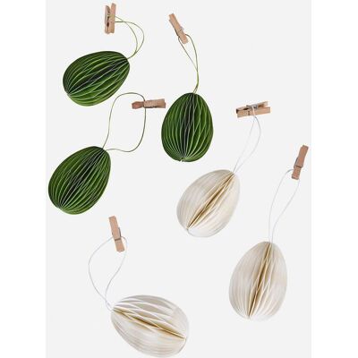 bonprix Hängedeko Papier-Eier (6er Pack)beige false bonprix Hängedeko Papier-Eier (6er Pack)beige false