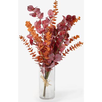 bonprix Vase mit Eukalyptus-Zweigenrot false bonprix Vase mit Eukalyptus-Zweigenrot false
