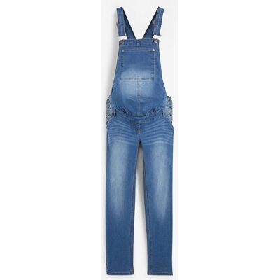 bonprix Umstands-Latzhose, Straight Legblau 36Damen bonprix Umstands-Latzhose, Straight Legblau 36Damen