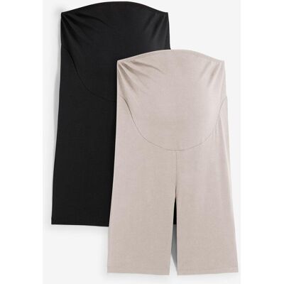 bonprix Umstands-Radlerhose aus Bio-Baumwolle (2er Pack)grau 52Damen bonprix Umstands-Radlerhose aus Bio-Baumwolle (2er Pack)grau 52Damen