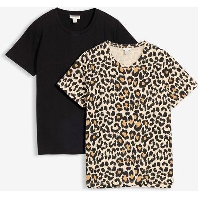 bonprix 2-in-1 Umstands- und Stillshirts aus Bio-Baumwolle (2er-Pack)schwarz 32Damen bonprix 2-in-1 Umstands- und Stillshirts aus Bio-Baumwolle (2er-Pack)schwarz 32Damen