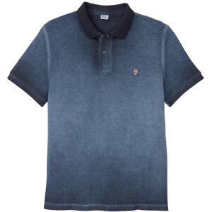 bonprix Piqué-Poloshirt in gewaschener Optikblau 52Herren bonprix Piqué-Poloshirt in gewaschener Optikblau 52Herren