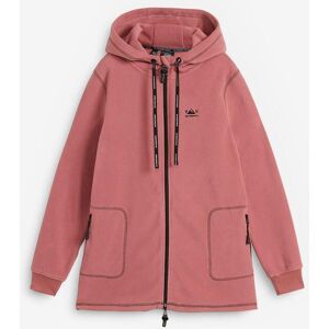 bonprix Long-Fleecejacke mit Reißverschluss-Taschenlila 36Damen bonprix Long-Fleecejacke mit Reißverschluss-Taschenlila 36Damen