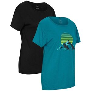 bonprix Sport-Shirt, schnelltrocknend, 2er-Packpetrol 48Damen bonprix Sport-Shirt, schnelltrocknend, 2er-Packpetrol 48Damen
