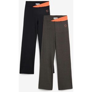 bonprix Baumwoll-Sporthose, Bootcut (2er Pack)grau 44Damen bonprix Baumwoll-Sporthose, Bootcut (2er Pack)grau 44Damen