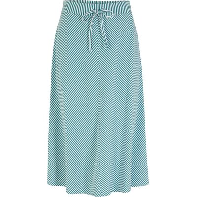 bonprix Jersey-Rock mit Streifen, knieumspielendpetrol 56Damen bonprix Jersey-Rock mit Streifen, knieumspielendpetrol 56Damen