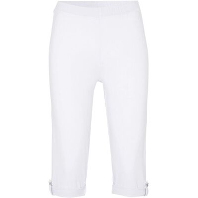 bonprix Capri-Leggings aus Bio-Baumwolleweiß 44Damen bonprix Capri-Leggings aus Bio-Baumwolleweiß 44Damen