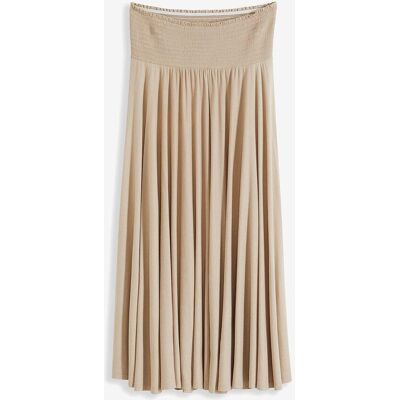 bonprix Jersey-Rock aus fließender Viskosebeige 40Damen bonprix Jersey-Rock aus fließender Viskosebeige 40Damen