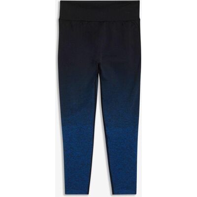 bonprix Seamless Sport-Leggings mit Farbverlauf, schnelltrocknendblau 2Damen bonprix Seamless Sport-Leggings mit Farbverlauf, schnelltrocknendblau 2Damen
