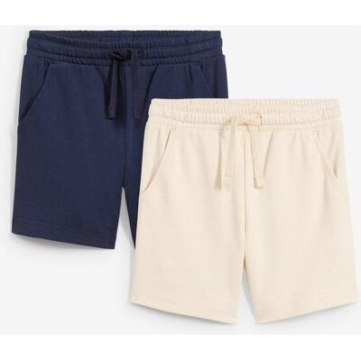 bonprix Heavy-Jersey-Shorts (2er Pack) mit Baumwolleblau 104Knaben bonprix Heavy-Jersey-Shorts (2er Pack) mit Baumwolleblau 104Knaben