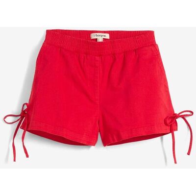 bonprix Schlupf-Shorts aus elastischem Baumwoll-Mixrot 50Damen bonprix Schlupf-Shorts aus elastischem Baumwoll-Mixrot 50Damen
